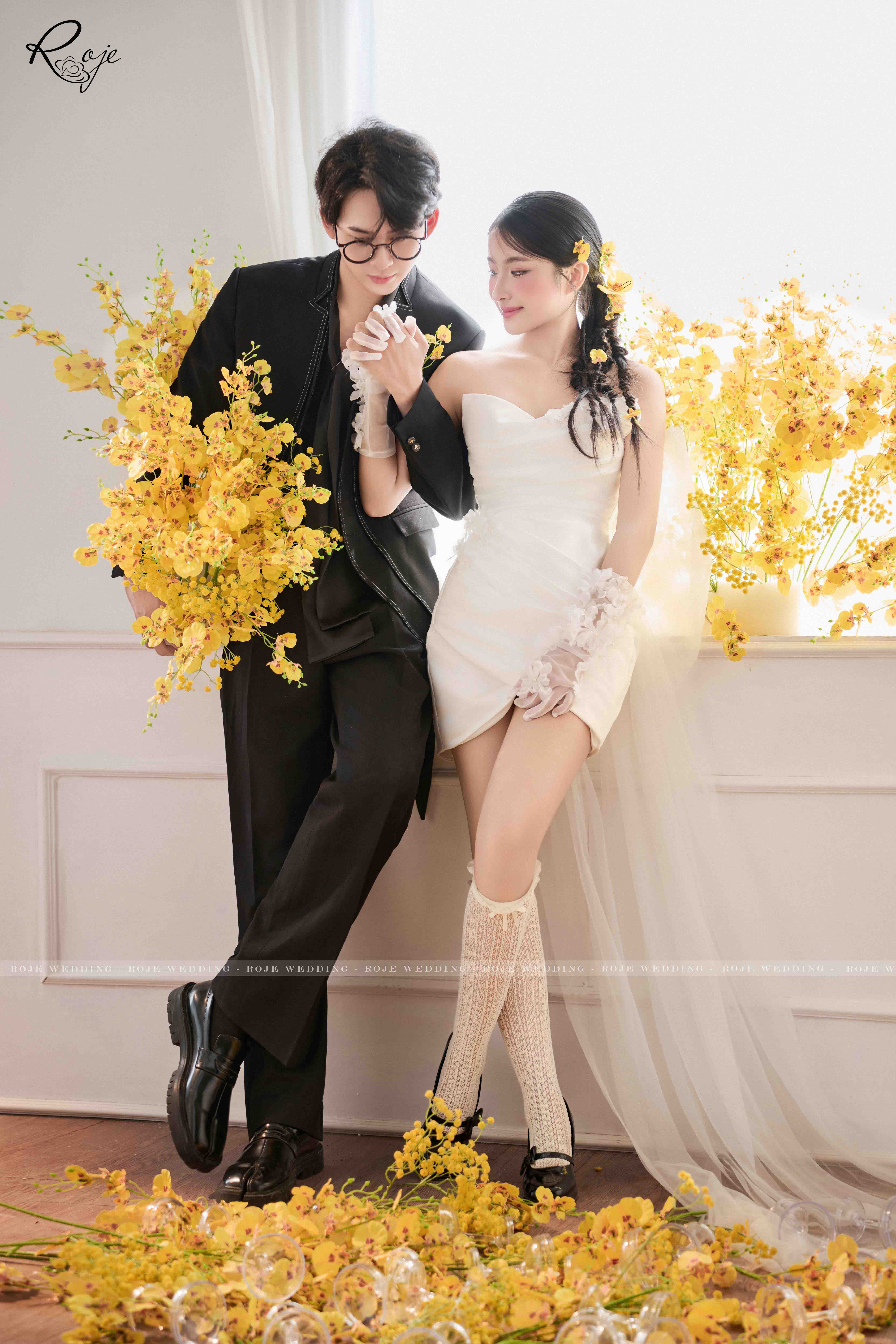 Concept chụp cưới studio style Hàn GenZ