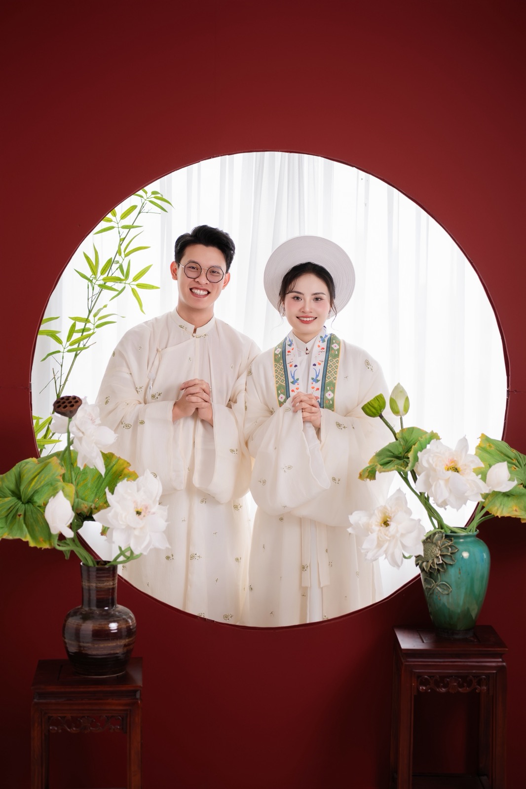 Chụp cưới studio 2 bạn Tâm - Lự