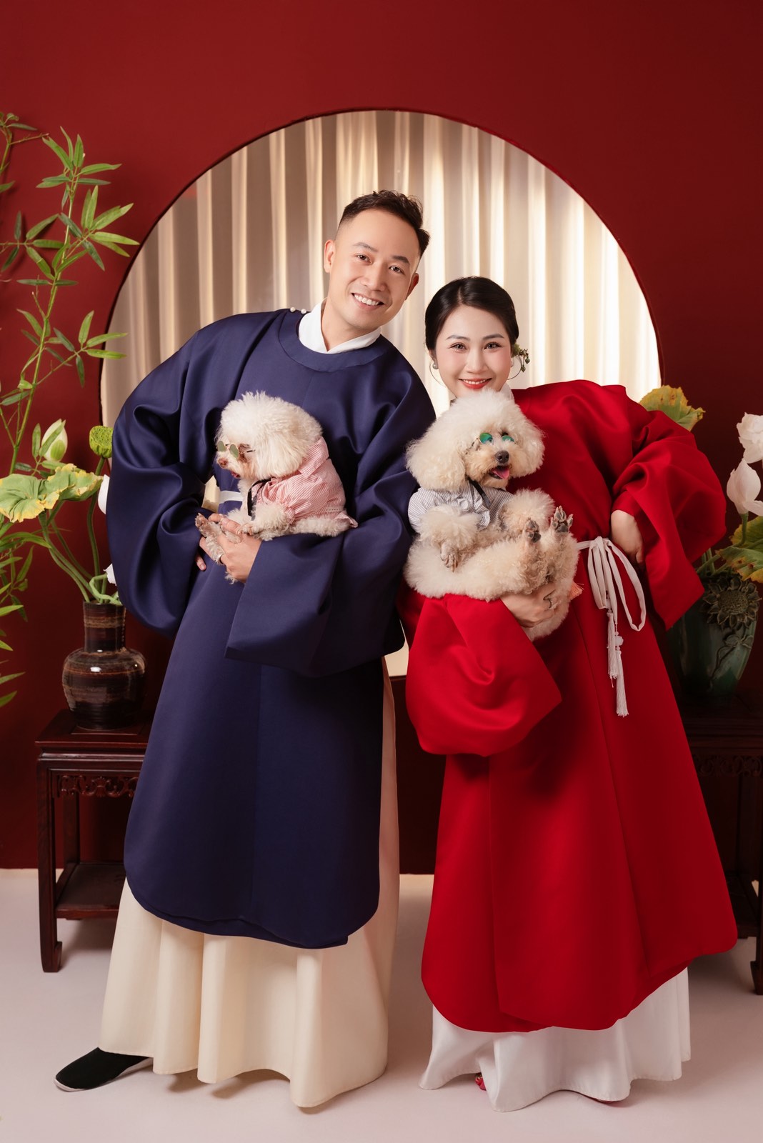 Chụp cưới studio 2 bạn Vân - Mạnh 